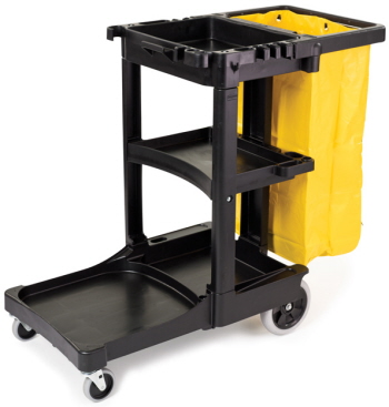 rubbermaid janitor cart 6173