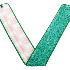 122cm Green Hygen Microfibre Dust Mop Pad