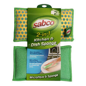 Sabco 2-in-1 Kitchen and Dish Sponge
