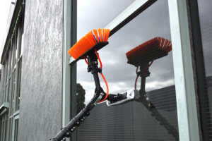 Scrub Bar with Doodlebug Pad in use