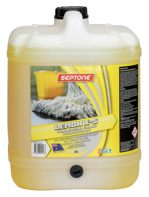 Septone Lemon X-5 Commercial Grade Disinfectant 20L