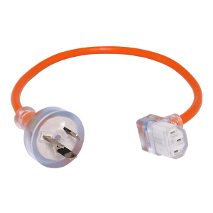 Spare Parts: 18. Short lead IEC type 420mm 10A 3c 1mm² - PVSHL001