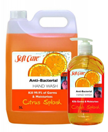Soft Care Anti-Bacterial Hand Wash Citrus Splash