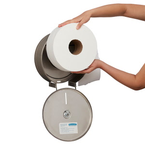 KIMBERLY-CLARK ® Stainless Steel Jumbo Roll Toilet Tissue Dispenser