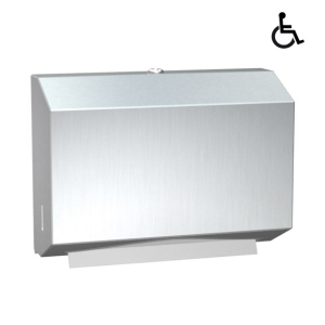 Surface Mounted Paper Towel Dispenser  Stainless Steel Petite- Traditional