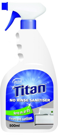 Jasol Titan No Rinse Sanitiser 500ml