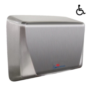 Turbo-Slim Surface Mounted Automatic ADA-Compliant Hand Dryers Stainless Steel