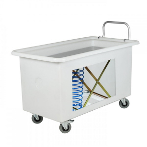 Wagen Mobile Tubs 5 Star with Handle and Backsaver Insert Natural