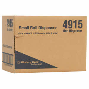 Small Roll Dispenser for Wypall X50 and X60 Wipers