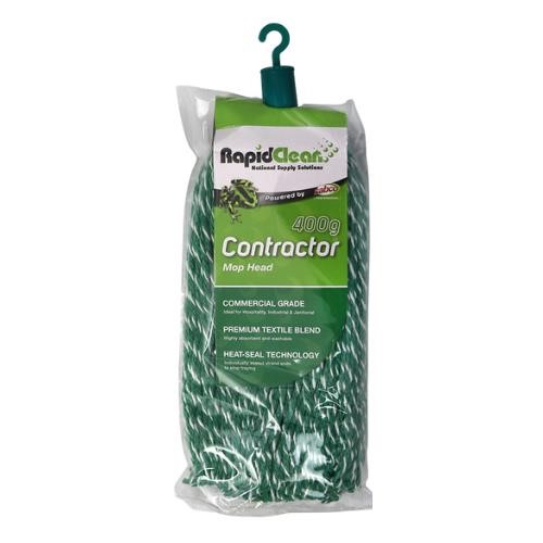 RapidClean Mop Head Contractor Green 400g