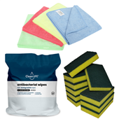 Cloths Rags Wipes Scourers