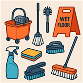 Washroom Cleaning Tools