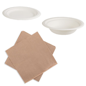 Plates  Bowls  Napkins