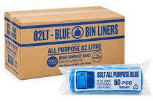 Austar Garbage Bag All Purpose Blue 82L 50Roll 500CTN