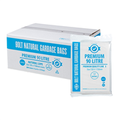 Austar Garbage Bags 90L Premium Clear 50Pk 4CTN