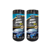 Autobright Glass and Chrome Wipes 30Pk