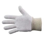 Bastion Cotton Interlock Gloves with Hemmed Cuff 12 Pairs Medium