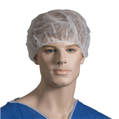 Bouffant Cap Polypropylene 24 White 1000CTN