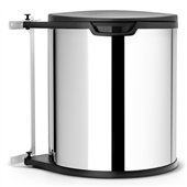 Brabantia BuiltIn Bin 15L De Luxe Brilliant Steel