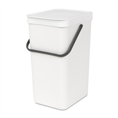 Brabantia Waste Bin Sort  Go 16L White