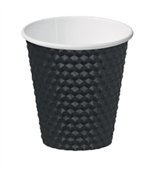 Castaway Cup 8oz Dimple Black 500Carton
