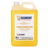 Cleaners Supermarket Disinfectant Hospital Grade Lemon 5L