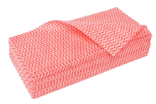 Edco Merriwipe Heavy Duty Wipe 60x45cm Red 200 Carton