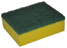 Edco Sponge Scourer GreenYellow Small Each