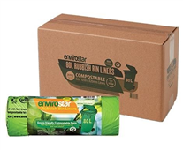 Envirostar Garbage Bag Compostable Green 80L 20Roll 10CTN