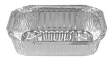 Foil Tray 445 Medium Rectangle 19oz 100 Pack