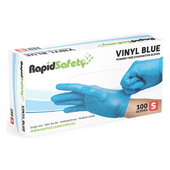 Gloves Vinyl Powder Free Small Blue 1000CTN