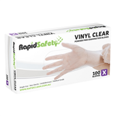 Gloves Vinyl Powder Free XLarge Clear 1000CTN