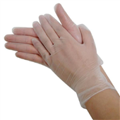 Gloves Vinyl PrePowdered Medium Clear 1000CTN