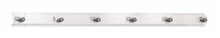 Mop  Broom Holder x6 Stainless Steel