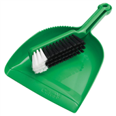 Oates Dustpan and Bannister Set Green