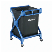 Oates Janitor  Scissor Trolley Plastic Frame with Bag
