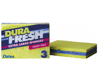 Oates Sponge Dura Fresh Extra Large 3Pack