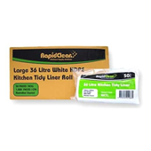 RapidClean Kitchen Tidy White 36L 20CTN