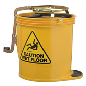 RapidClean Mop Bucket Wringer Yellow 15L