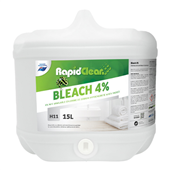 RapidClean Bleach 4 15L  4 WV Available Chlorine As Sodium Hypochlorite When Packed