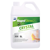 RapidClean Crystal Glass  Shiny Surface Cleaner 5L  Premium Window Cleaner