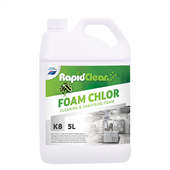 RapidClean Foam Chlor 5L  Cleaning  Sanitising Foam