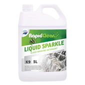 RapidClean Liquid Sparkle Glass Wash 5L  Glass Washing Detergent