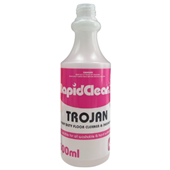 RapidClean Trojan Empty Spray Bottle 500ml  Heavy Duty Floor Cleaner  Degreaser