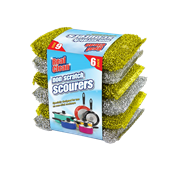 Real Clean Non Scratch Scourers 6PK