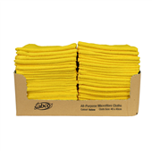 Sabco All Purpose Microfibre Cloth Yellow 50Pk