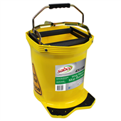 Sabco Bucket 16L Wide Mouth Roller Mop Yellow