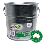 Sabco Bucket Galvanised 9L