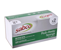 Sabco Rub Away Sponge Large 2Pk