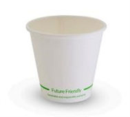 Tailored Hot Cup 8oz Paper Single Wall White 1000Carton